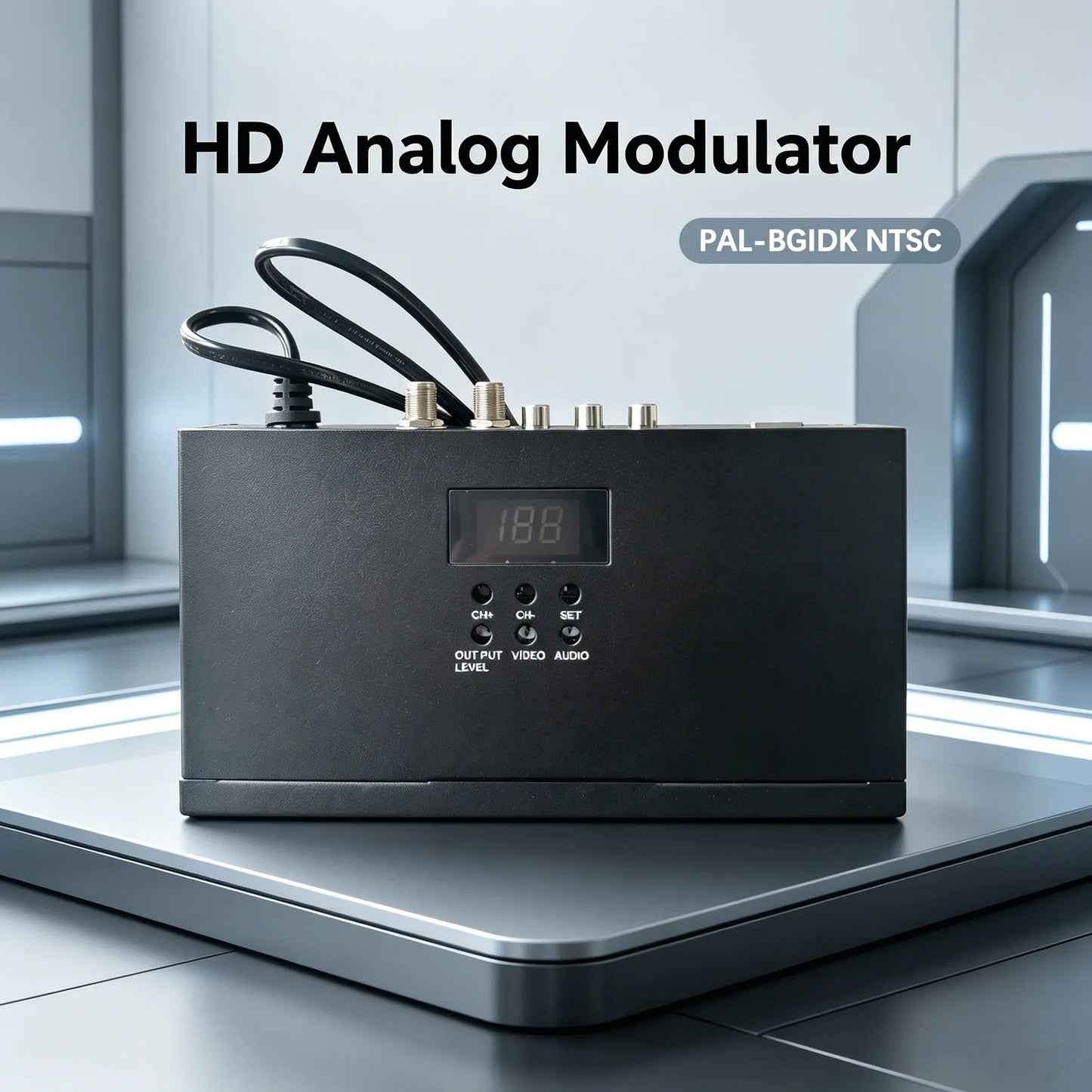 Tuoying YB8032 HD/AV to RF Analog TV Modulator PAL NTSC SECAM