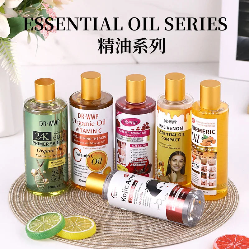 Turmeric Massage Oil – Body SPA, Moisturizing & Scraping 200/300ml
