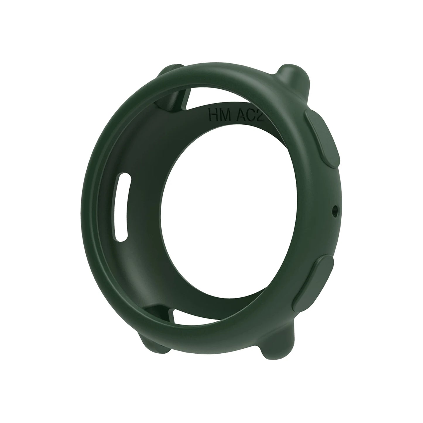 Silicone Case for Amazfit Active 2 – Candy Color Protective Cover Peaceful Pleasures Health and Wellness Dark Green