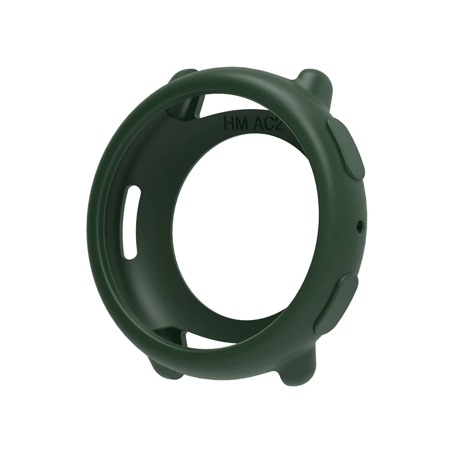 Silicone Case for Amazfit Active 2 – Candy Color Protective Cover Peaceful Pleasures Health and Wellness Dark Green