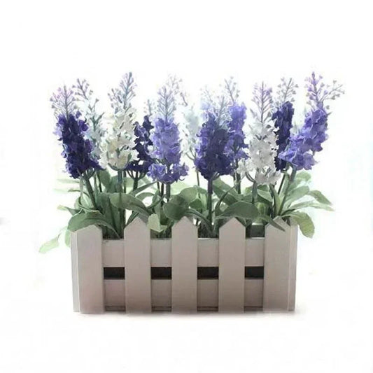 Creative 10 Heads Artificial Lavender Bouquet Home Wedding Garden Peaceful Pleasures Health and Wellness