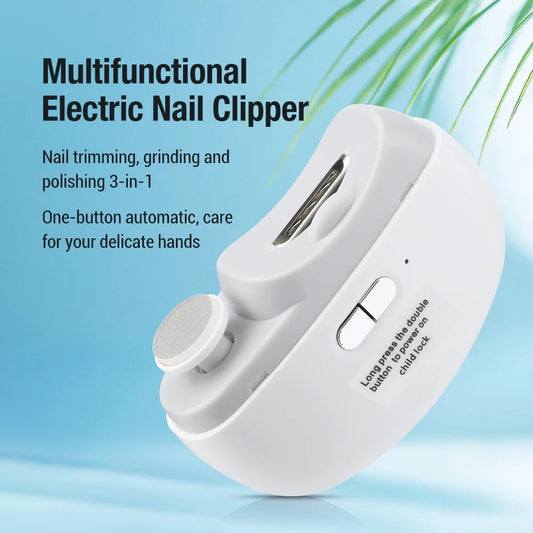 AFDEAL Electric Nail Clipper & Polisher with LED – Baby & Adult Electric Nail Trimmer Oasis Select Default Title