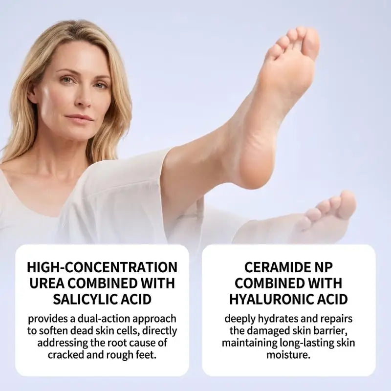 OceAura Gentle Moisturizing Foot Cream Hydrate Nourish Make Foot Skin Delicate Smooth Daily Care Peaceful Pleasures Health and Wellness
