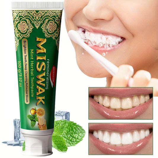 Hydroxyapatite Toothpaste | Enamel Protection, Vitamin C & Mint Whitening Toothpaste Peaceful Pleasures Health and Wellness