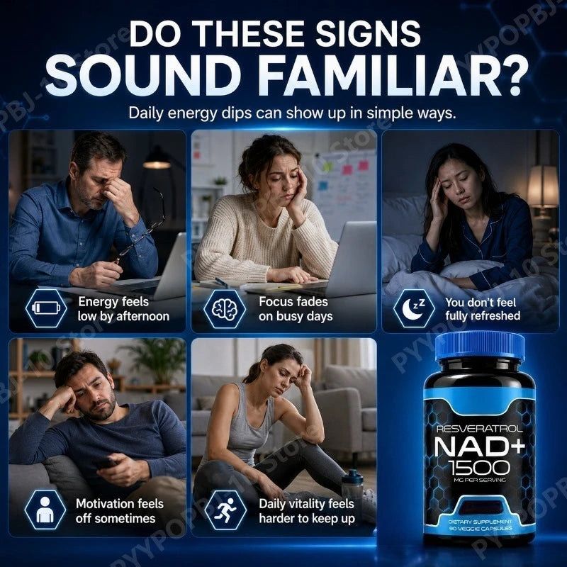 Liposomal NAD+ 1200mg & Trans-Resveratrol 300mg | 90 Vegan Caps