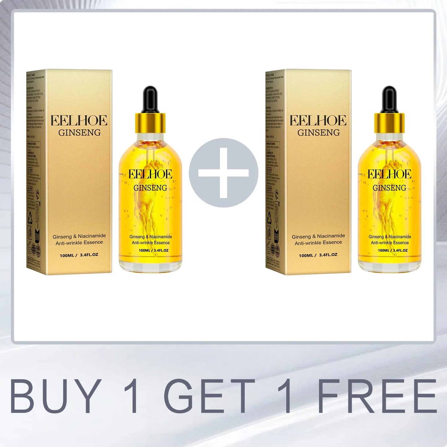 EELHOE Ginseng & Hyaluronic Acid Facial Serum 100ml