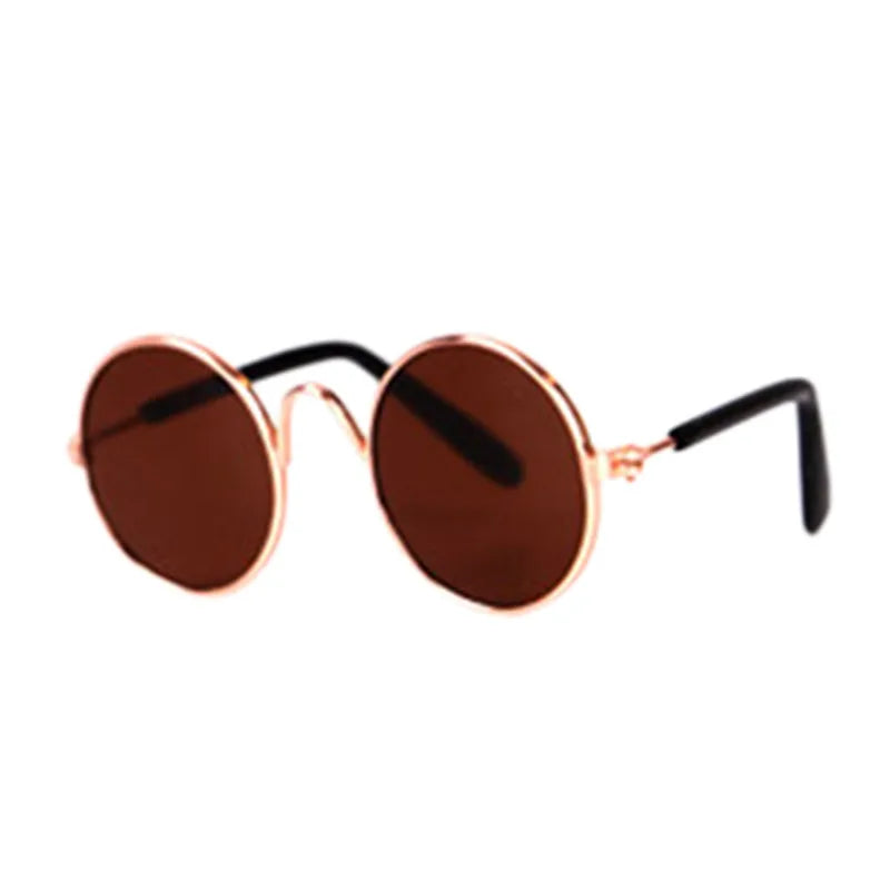 Vintage Round Pet Glasses for Dogs & Cats | Photo Props