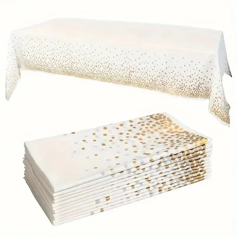 Small Polka Dot Disposable Tablecloth Thickened Waterproof
