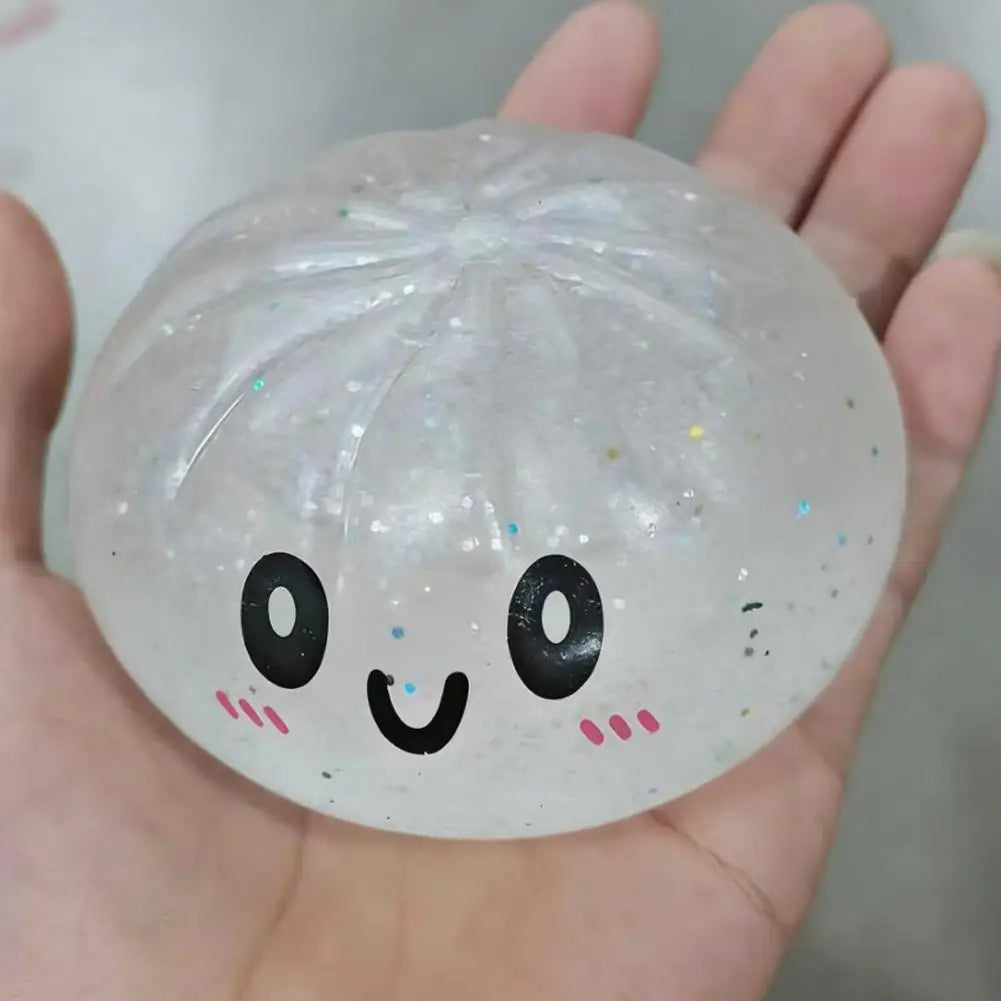 Dumpling Squishy Toy | Soft Steamed Bun Squeeze Fidget Toy