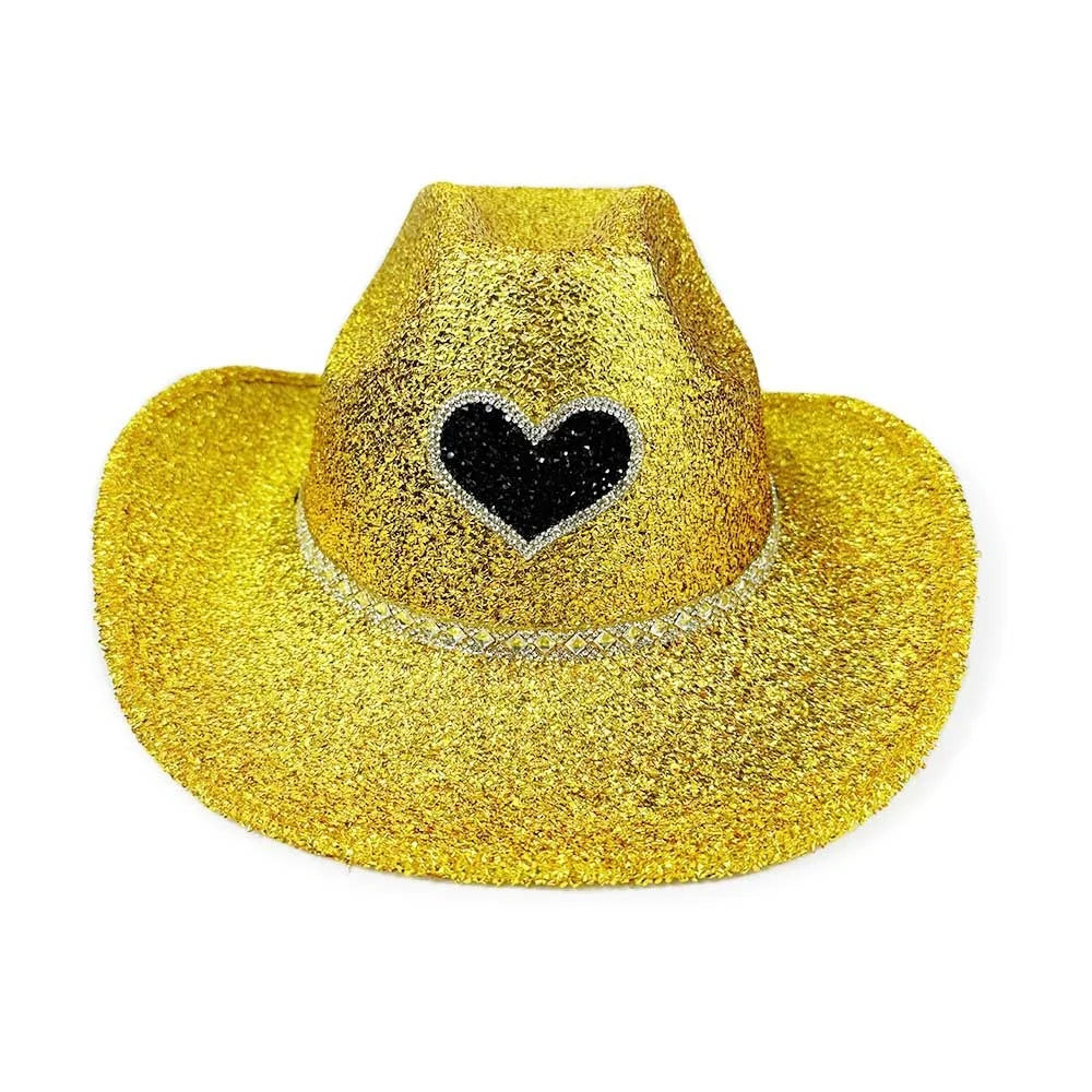 Women's Rhinestone Cowgirl Hat | Wide Brim Western Sun Hat