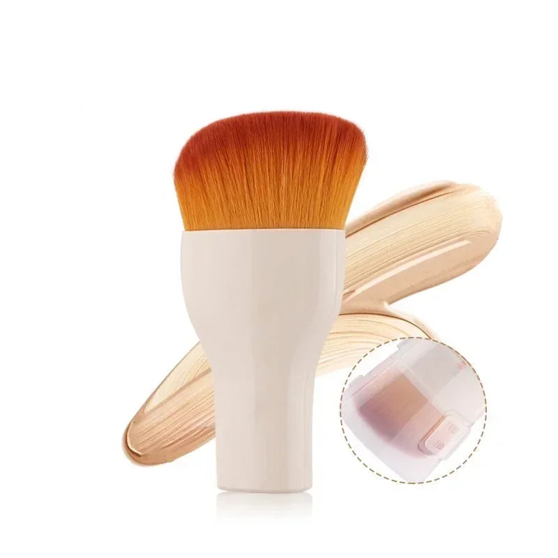 Short Handle Foundation Brush – BB Cream & Blush Powder