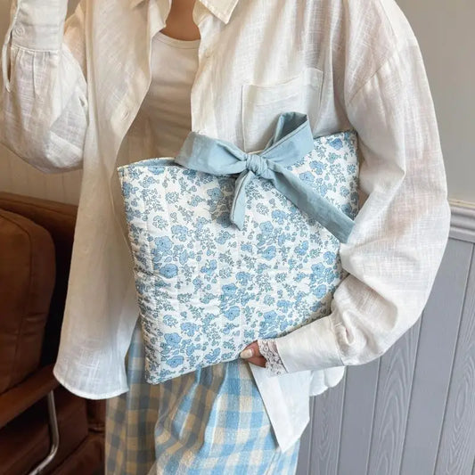 Floral Print Fabric Makeup Bag – Women's Travel Cosmetic Pouch Cosmetic Travel Bag Oasis Select