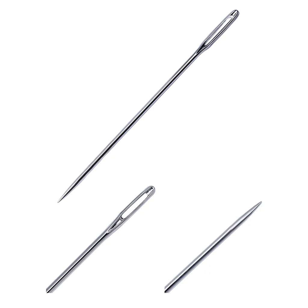 30-Piece Big Eye Sewing Needles – 5 Sizes & Storage Tube
