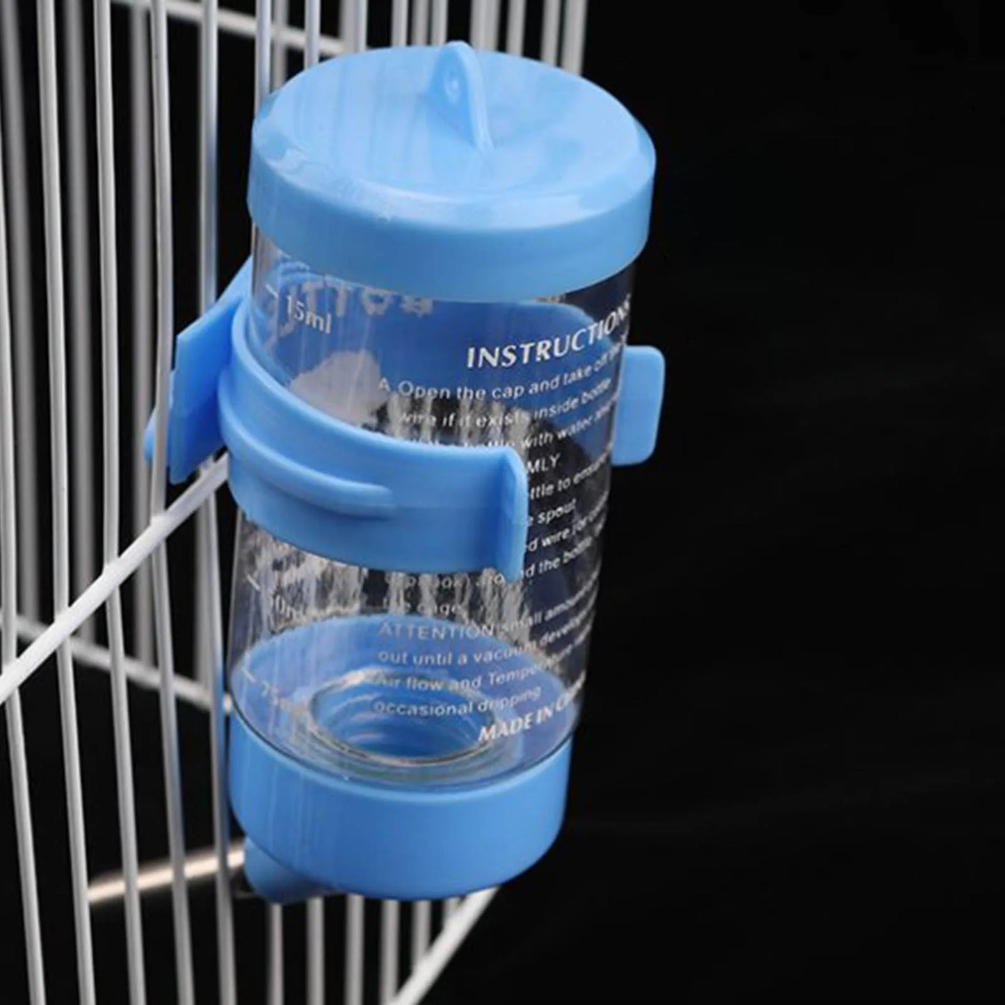 Hamster Water Bottle Plastic Dispenser Feeder Hanging Pet Drinking Bottle for Guinea Pigs/Hamsters/Bunnies/Ferrets Peaceful Pleasures Health and Wellness