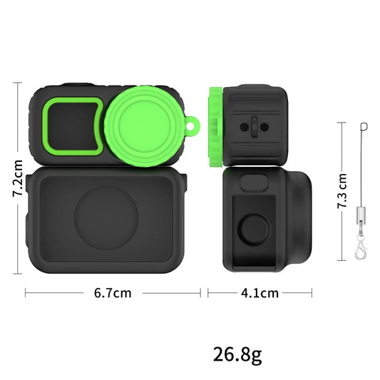 Silicone Protective Case For DJI Osmo Nano Camera Protective Case For Nano Action Camera Offers A Comfortable Grip Peaceful Pleasures Health and Wellness