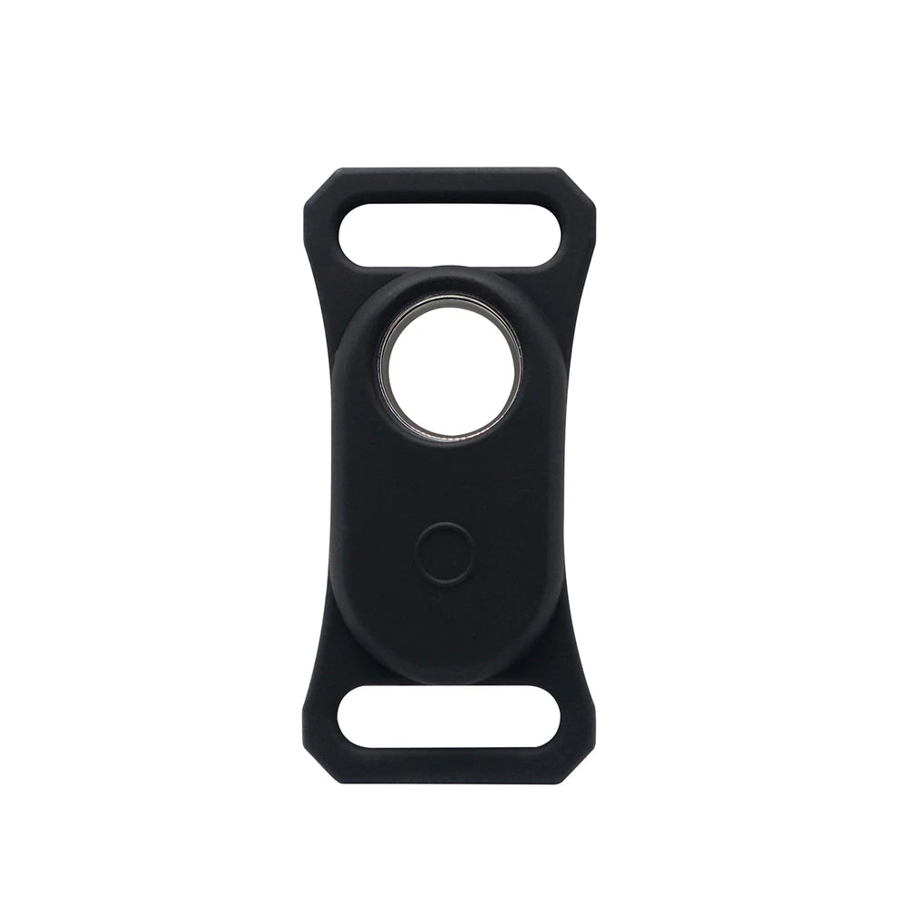For Samsung Galaxy SmartTag2 Case Dog & Cat Tracker Cover Silicone Protective Case For Galaxy Smart Tag 2 Holder For Pets Peaceful Pleasures Health and Wellness black