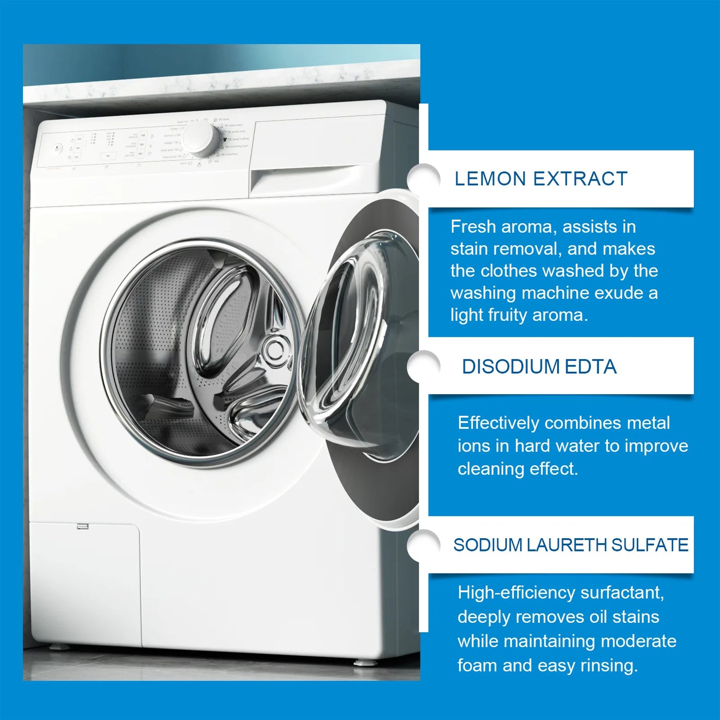 Effervescent Washing Machine Cleaner Tablets – Descale & Deodorize