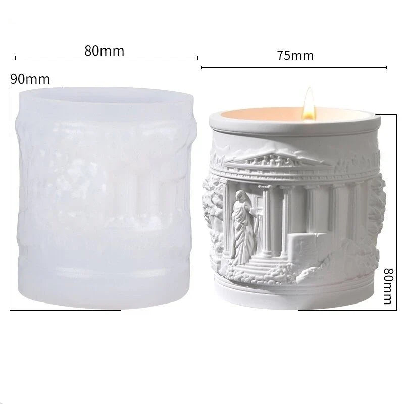 Renaissance Silicone Mold – Candles, Resin & Plaster DIY