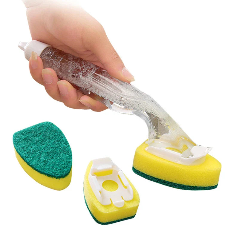 Dish Wand Soap Brush & Sponge Refills | Kitchen Scrubber Set
