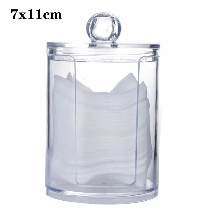 Makeup Cotton Pad Organizer Bathroom Storage Box For Cotton Swabs Cosmetics Jewelry Makeup Remover Pad Container box Peaceful Pleasures Health and Wellness 1pc
