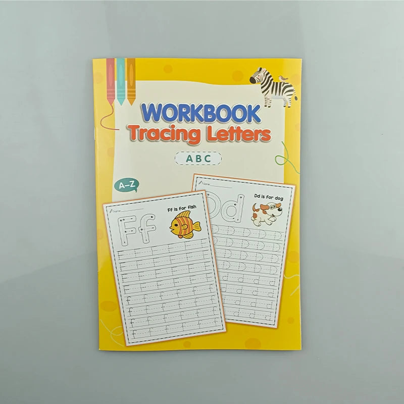 English Alphabet Coloring Tracing Workbook Uppercase Lowercase