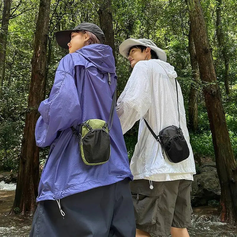 Portable Water Bottle Holder – Mesh Pocket & Adjustable Strap Outdoor Bottle Holder Peaceful Pleasures Health and Wellness