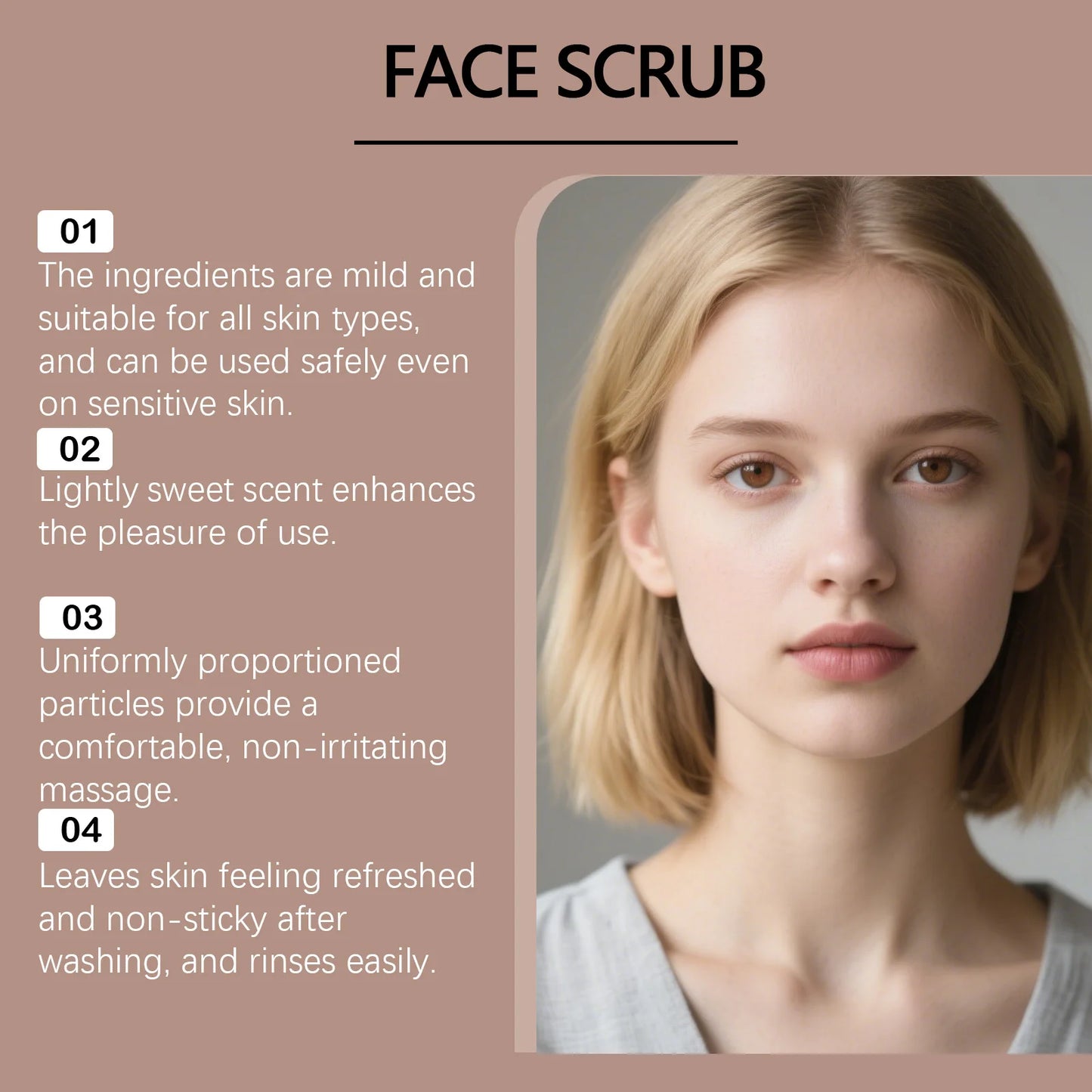 Vanilla Coffee Face Scrub – Deep Cleansing & Oil Control