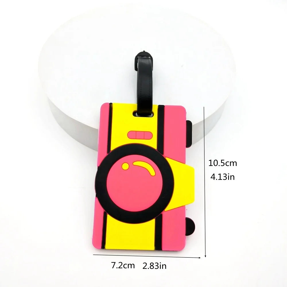 Ice Cream Luggage Tags – Cute Silicone Travel ID Labels