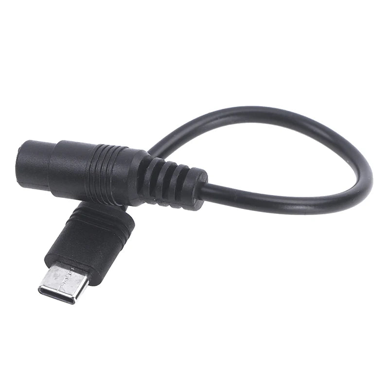 USB-C to DC 5.5×2.1mm Female Power Adapter Cable 18cm Power Adapter Cable Peaceful Pleasures Health and Wellness