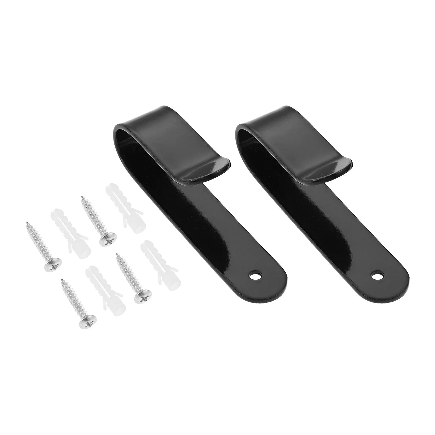 Snowboard Wall Mount Clips – Carbon Steel Set of 2 | Angled