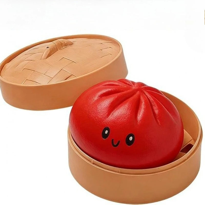 Glitter Dumpling Squishy Stress Relief Sensory Squeeze Toy