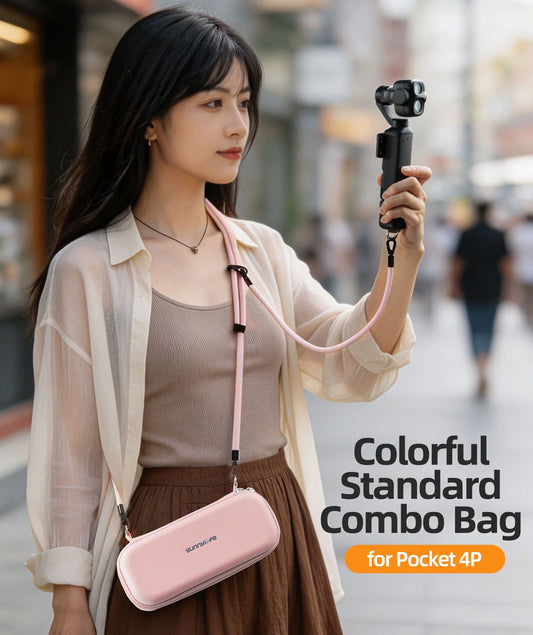 High-Quality Leather Storage Bag For DJI Pocket 4 Pro Camera Dust-Proof And Impact-Resistant Protective Accessories Peaceful Pleasures Health and Wellness