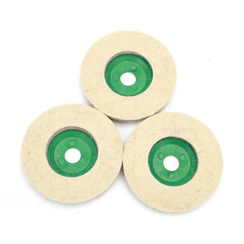 4" Wool Buffing Polishing Pads for Angle Grinder – 3 or 10 Pack Peaceful Pleasures Health and Wellness