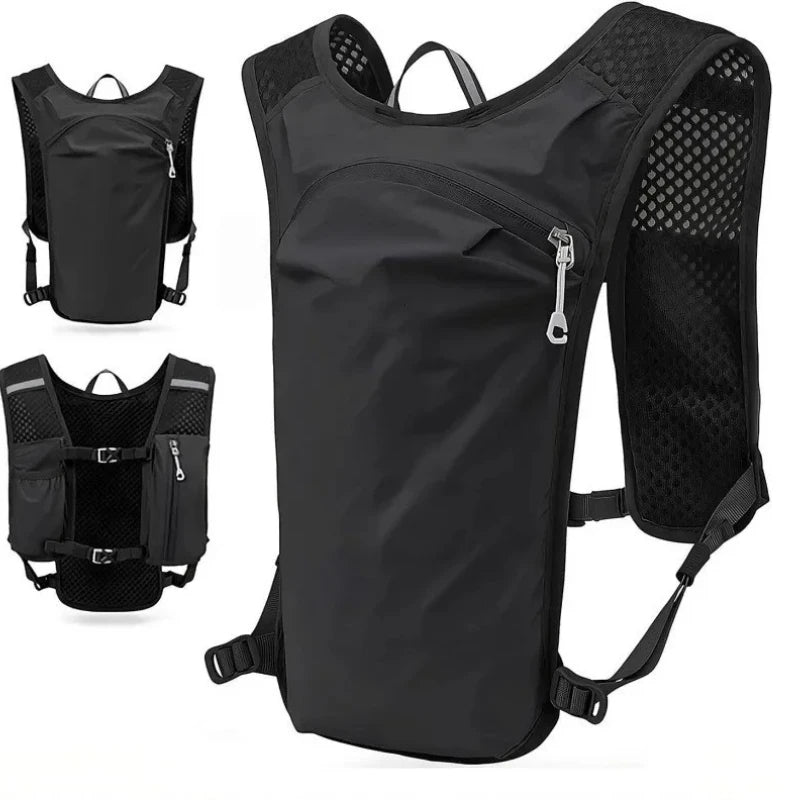 1PC Running Hydration Vest Backpack for Hiking Cycling Marathon Lightweight Water Chest Pack With Phone Storage Pocket Peaceful Pleasures Health and Wellness
