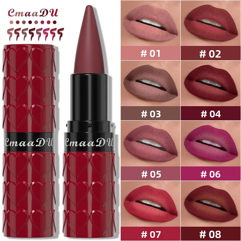 CmaaDU Velvet Matte Lipstick Pencil – Waterproof Lip Liner