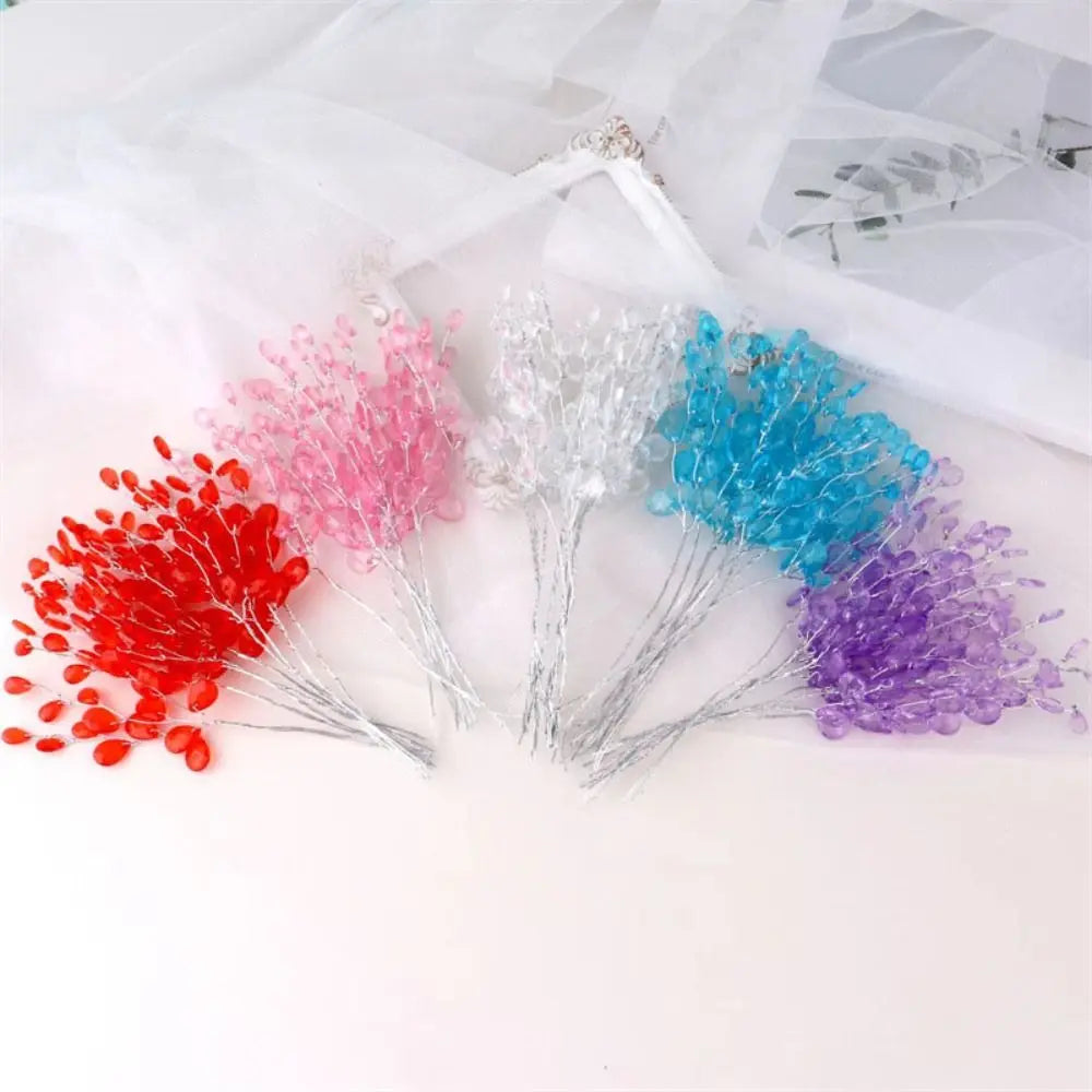 50pcs Acrylic Crystal Bud Branches | DIY Wedding & Home Décor