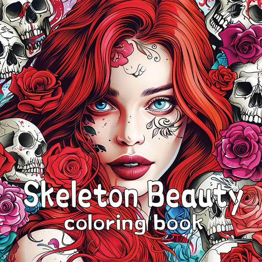 Bview Art Gothic Skull Designs Coloring Book Adults Colored Pencil Peaceful Pleasures Health and Wellness KLMR