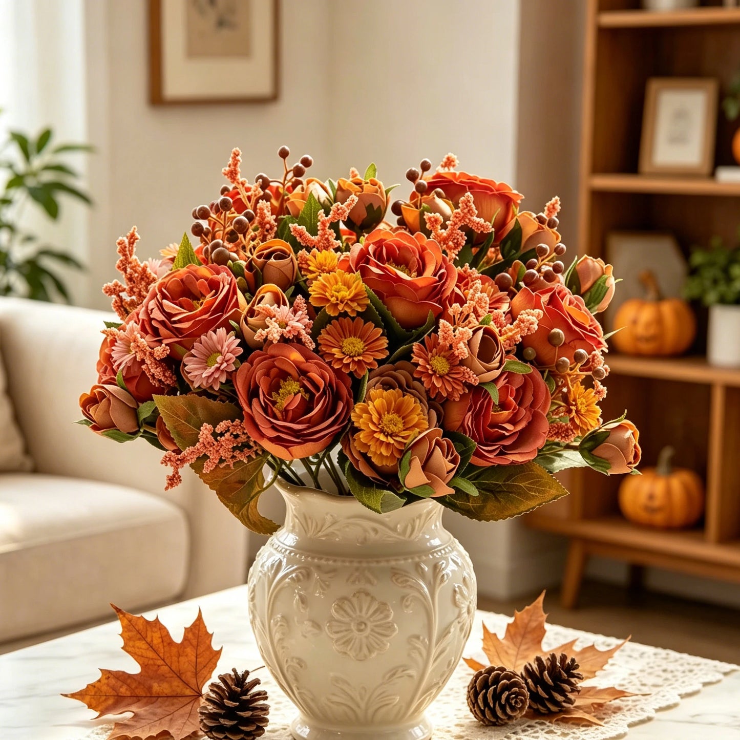 Silk Peony Artificial Flowers – Wedding & Home Décor