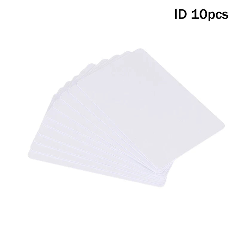 10-Pack Rewritable 125KHz RFID Blank Cards T5577 EM4305 PVC