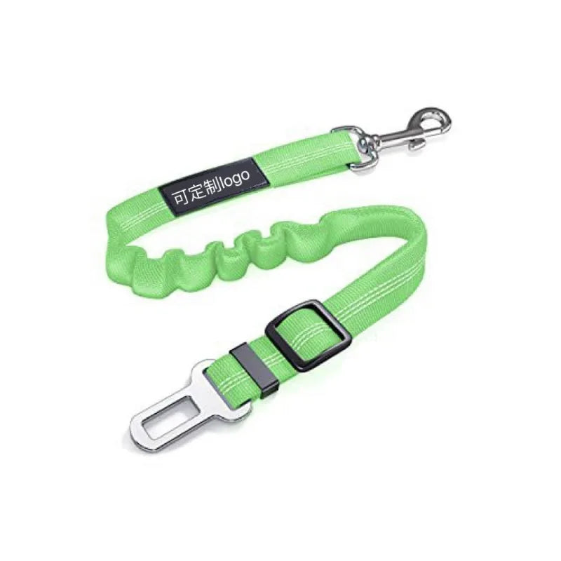 Dog Car Harness Set | Retractable Seatbelt Tether & Folding Bowl
