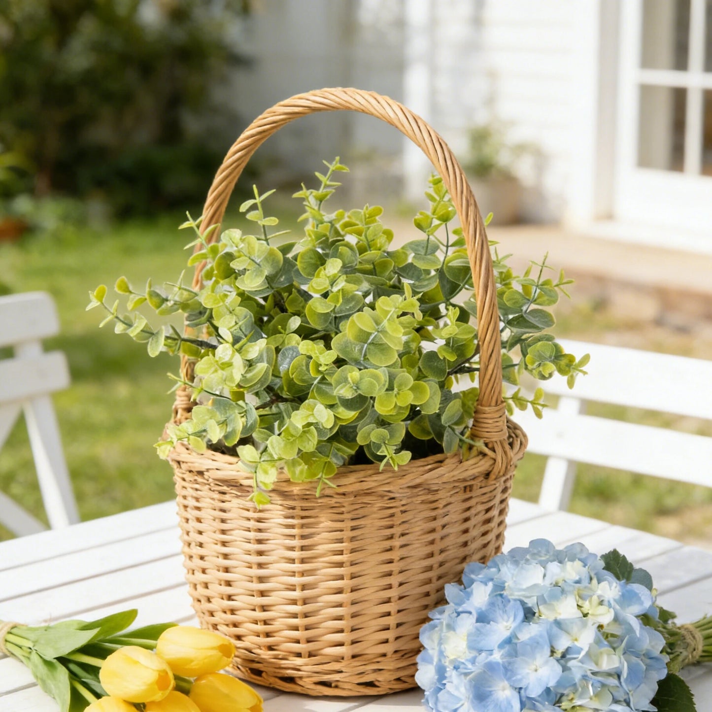 Artificial Eucalyptus Stems for Wreaths, Wedding & Home Décor