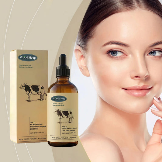 Beef Tallow Serum Anti-Wrinkle Firming Skin Fade Fine Lines Hydrating Moisturizing Shrinking Pores Soft Rejuvenation Face Care Peaceful Pleasures Health and Wellness