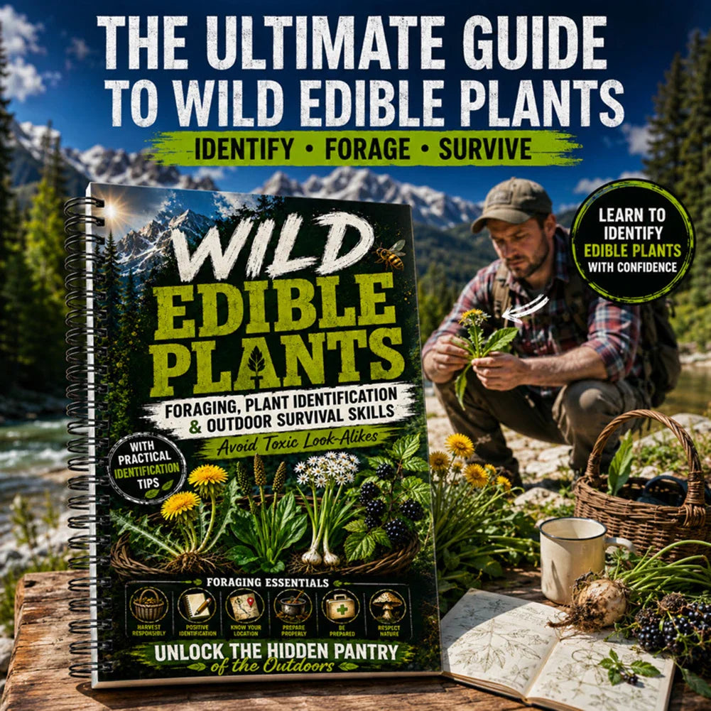Foraging Plant Identification Guide – Wild Food & Mushroom Book