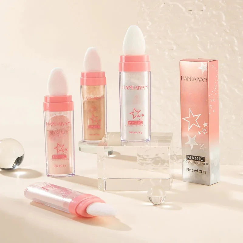 Shimmering Highlighter Powder – Face, Eyes, Lips, Body & Hair
