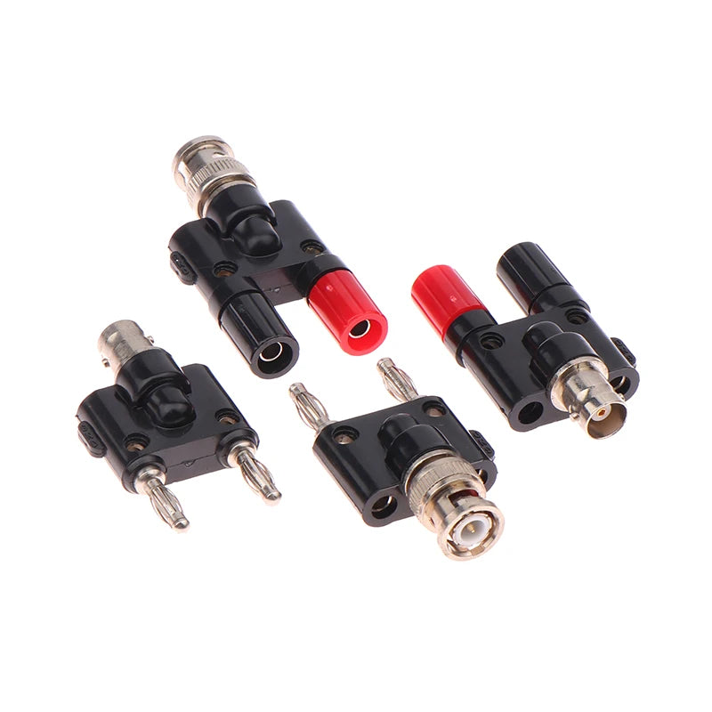 BNC to Banana Plug Adapter | RF Coaxial Converter Binding Post