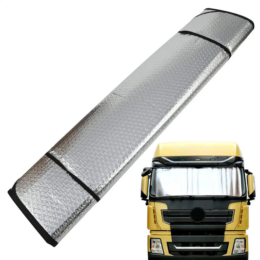 Truck Windshield Sun Shade Foldable UV Block Cover 220x80cm Windshield Sun Shade Peaceful Pleasures Health and Wellness