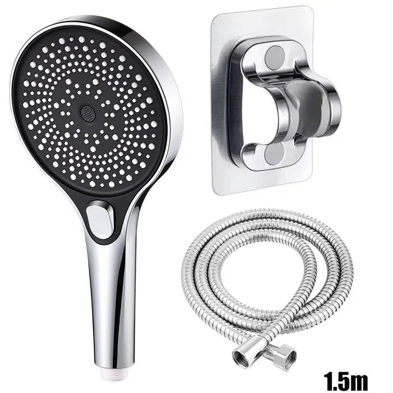 3-Mode High Pressure Handheld Shower Head | ABS Plastic