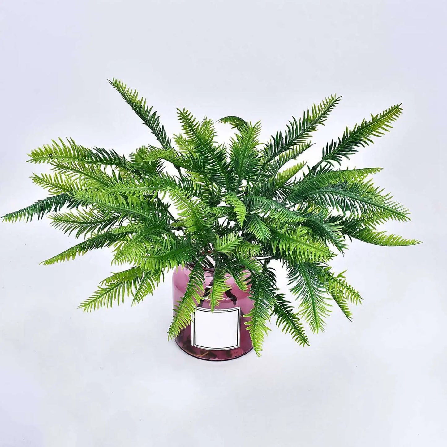20-Pack Artificial Boston Fern Bush Silk Plant | Fake Greenery