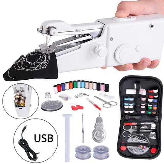 Industrial Sewing Machine Rope-free Manual Diy Arts Garden Portable Domestic Sewing Machine Presser Foot Crafts Build Supplies Peaceful Pleasures Health and Wellness