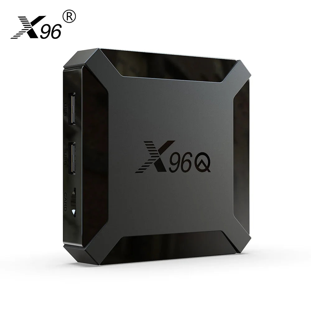 X96Q Smart TV Box Allwinner H313 Android 10 1/2GB RAM 8/16GB ROM 2.4G WiFi 100M Ethernet HDMI2.0A 4K UHD Media Player Set Top B Peaceful Pleasures Health and Wellness X96Q 2G 16G UK Plug